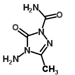 CAS#: 138220-11-8, 4-Amino-3-Methyl-5-Oxo-4,5-Dihydro-1H-1,2,4-Triazole-1-Carboxamide