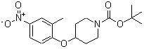 CAS 登录号：138227-68-6， 4-(2-甲基-4-硝基苯氧基)-1-哌啶羧酸叔丁酯