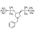 CAS#: 138228-45-2, (3S,4S)-1-Benzyl-3,4-Bis{[Dimethyl(2-Methyl-2-Propanyl)Silyl]Oxy}Pyrrolidine
