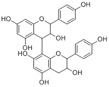 CAS 登录号：1383627-30-2， 阿夫儿茶精-(4α→8)-表阿夫儿茶精