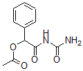 CAS 登录号：13838-02-3， alpha-乙酰氧基苯基乙酰基脲