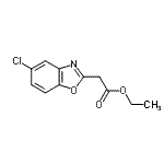 CAS 登录号：138420-09-4， 乙基(5-氯-1,3-苯并恶唑-2-基)乙酸酯