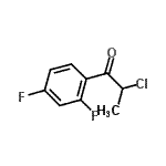 CAS#: 138457-39-3, 2-Chloro-1-(2,4-Difluorophenyl)-1-Propanone