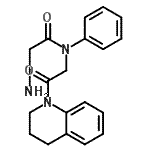CAS 登录号：138563-13-0， 1-(甘氨酰-N-苯基甘氨酰)-1,2,3,4-四氢喹啉