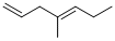 CAS#: 13857-55-1, 4-Methyl-1,4-Heptadiene