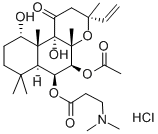 CAS#: 138605-00-2, [(3R,4aR,5S,6S,6aS,10S,10aR,10bS)-5-Acetyloxy-3-Ethenyl-10,10b-Dihydroxy-3,4a,7,7,10a-Pentamethyl-1-Oxo-5,6,6a,8,9,10-Hexahydro-2H-Benzo[f]Chromen-6-Yl] 3-Dimethylaminopropanoate Hydrochloride