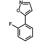 CAS 登录号：138716-36-6， 5-(2-氟苯基)-1,2-恶唑