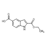 CAS#: 138731-14-3, 2-(Ethoxycarbonyl)-1H-Indole-5-Carboxylic Acid