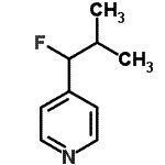 CAS 登录号：138761-51-0， 4-(1-氟-2-甲基丙基)吡啶