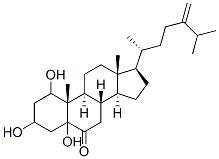 CAS 登录号：138777-11-4， (8S,9S,10S,13R,14S,17R)-1,3,5-三羟基-10,13-二甲基-17-[(2R)-6-甲基-5-亚甲基庚烷-2-基]-2,3,4,7,8,9,11,12,14,15,16,17-十二氢-1H-环戊二烯并[a]菲-6-酮