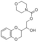 CAS 登录号：13887-56-4， 4-吗啉羧酸2-(1,4-苯并二恶烷-2-基)-2-羟基乙基酯
