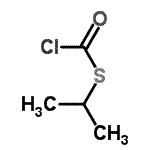CAS#: 13889-93-5, S-Isopropyl carbonochloridothioate