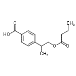 CAS#: 138967-28-9, 4-[1-(Butyryloxy)-2-Propanyl]Benzoic Acid