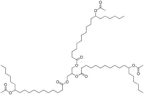 CAS 登录号：139-43-5， 1,2,3-丙烷三基三[12-(乙酰氧基)硬脂酸酯]