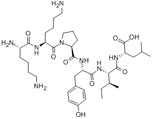 CAS#: 139026-64-5, L-Lysyl-L-Lysyl-L-Prolyl-L-Tyrosyl-L-Isoleucyl-L-Leucine
