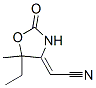 CAS#: 139097-56-6, (Z)-(5-Ethyl-5-Methyl-2-Oxo-4-Oxazolidinylidene)-Acetonitrile