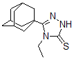 CAS#: 139158-25-1, 5-(1-Adamantyl)-4-Ethyl-2H-1,2,4-Triazole-3-Thione