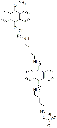 CAS 登录号：139164-42-4， (1-((4-氨基丁基)氨基)-9,10-蒽二酮)二氨基氯-铂硝酸盐