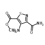 CAS#: 139172-80-8, Methyl 4-Amino-3-Carbamoyl-1,2-Thiazole-5-Carboxylate