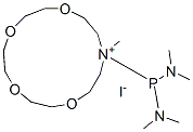 CAS#: 139194-04-0, Bis(Dimethylamino)-Methyl-(1,4,7,10-Tetraoxa-13-Azacyclopentadec-13-Yl)Phosphanium Iodide