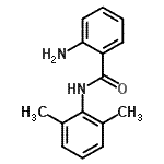 CAS 登录号：13922-38-8， 2-氨基-N-(2,6-二甲基苯基)苯甲酰胺