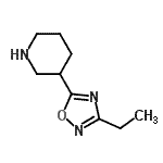 CAS#: 139269-06-0, 3-(3-Ethyl-1,2,4-Oxadiazol-5-Yl)Piperidine