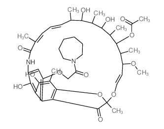 CAS#: 13929-37-8, 4-O-[2-(Hexahydro-1H-Azepin-1-Yl)-2-Oxoethyl]Rifamycin