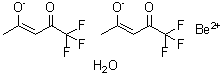 CAS 登录号：13939-10-1， 铍;(Z)-5,5,5-三氟-4-氧代-戊-2-烯-2-醇;(E)-5,5,5-三氟-4-氧代-戊-2-烯-2-醇;水合物