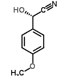 CAS 登录号：139406-83-0， (2S)-羟基(4-甲氧基苯基)乙腈