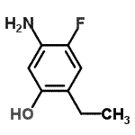 CAS 登录号：139443-59-7， 5-氨基-2-乙基-4-氟-苯酚