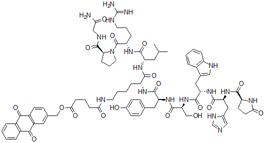 CAS 登录号：139570-70-0， 促黄体激素释放激素,赖氨酸(6)-戊二酰-2-(羟基甲基)蒽醌