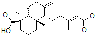 CAS#: 139628-86-7, (1R,4aR,5S,8aR)-5-[(E)-5-Methoxy-3-Methyl-5-Oxopent-3-Enyl]-1,4a-Dimethyl-6-Methylidene-3,4,5,7,8,8a-Hexahydro-2H-Naphthalene-1-Carboxylic Acid