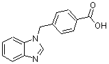 CAS#: 139742-50-0, 4-(1H-Benzimidazol-1-Ylmethyl)Benzoic Acid
