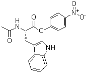 CAS 登录号：14009-92-8， 4-硝基苯基 N-乙酰基色氨酸酯