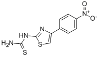 CAS 登录号：14015-63-5， [4-(4-硝基苯基)-2-噻唑基]硫脲