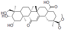 CAS#: 140231-40-9, (2R,4aR,6aR,6aS,6bR,9R,10R,11S,12aS,14bR)-10,11-Dihydroxy-9-(Hydroxymethyl)-2-Methoxycarbonyl-2,6a,6B,9,12a-Pentamethyl-13-Oxo-3,4,5,6,6a,7,8,8a,10,11,12,14b-Dodecahydro-1H-Picene-4a-Carboxylic Acid