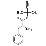 CAS#: 14025-74-2, 2-Cyano-2-Propanyl 2-Methyl-3-Phenylpropanoate