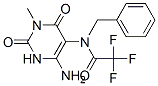 CAS#: 140379-38-0, N-(6-Amino-1,2,3,4-Tetrahydro-3-Methyl-2,4-Dioxo-Pyrimidin-5-Yl)-2,2,2-Trifluoro-N-Benzyl-Acetamide