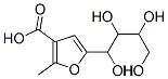 CAS 登录号:14048-58-9, 2-甲基-5-(1,2,3,4-四羟基丁基)-3-糠酸
