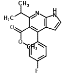 CAS#: 140640-91-1, Methyl 4-(4-Fluorophenyl)-6-Isopropyl-1H-Pyrrolo[2,3-b]Pyridine-5-Carboxylate