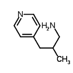 CAS 登录号：140693-19-2， 2-甲基-3-(4-吡啶基)-1-丙胺