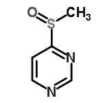 CAS 登录号：14080-20-7， 4-(甲基亚磺酰)嘧啶