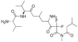 CAS#: 140873-67-2, (4S)-2,2-Difluoro-N,6-Dimethyl-4-[[(2S)-3-Methyl-1-[[(2S)-3-Methyl-2-(3-Methylbutanoylamino)Butanoyl]Amino]-1-Oxobutan-2-Yl]Amino]-3-Oxoheptanamide