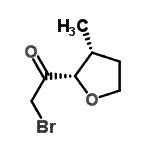 CAS#: 141072-99-3, 2-Bromo-1-[(2S,3R)-3-Methyltetrahydro-2-Furanyl]Ethanone
