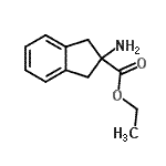 CAS 登录号：141104-65-6， 乙基2-氨基-2-茚满羧酸酯