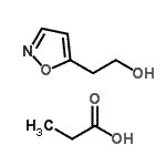 CAS#: 141207-11-6, Propanoic Acid - 2-(1,2-Oxazol-5-Yl)Ethanol (1:1)