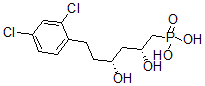 CAS#: 141263-54-9, [(2R,4R)-6-(2,4-Dichlorophenyl)-2,4-Dihydroxyhexyl]Phosphonic Acid