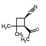 CAS#: 141422-99-3, (1R,2R)-2-Acetyl-3,3-Dimethylcyclobutanecarbonitrile