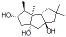 CAS#: 141434-36-8, (3aS,3bS,4S,5S,6aS,7aS)-2,2,3b,4-Tetramethyl-3,3a,4,5,6,7-Hexahydro-1H-Cyclopenta[a]Pentalene-5,6a,7a-Triol