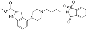 CAS#: 141533-35-9, Methyl 4-[4-[4-(1,1,3-Trioxo-1,2-Benzothiazol-2-Yl)Butyl]Piperazin-1-Yl]-1H-Indole-2-Carboxylate